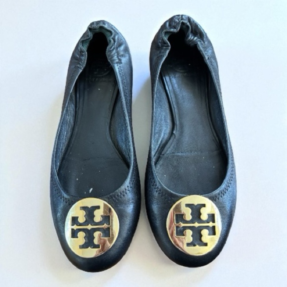 TORY BURCH Reva Ballet Flats in Black (8)